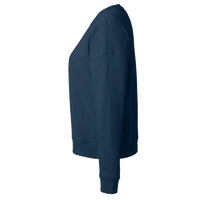 vineyard vines Women's Garment-Dyed Crewneck Sweatshirt, Vineyard Navy, Left Sleeve view