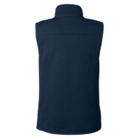 vineyard vines Women's Mountain Sweater Fleece Vest, Vineyard Navy, Back view