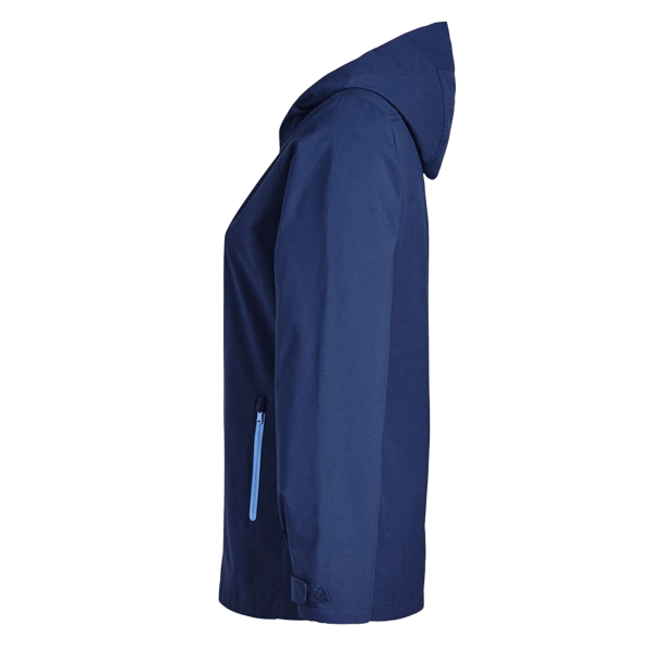vineyard vines Women's Rain Shell Jacket, Deep Bay, Left Sleeve view